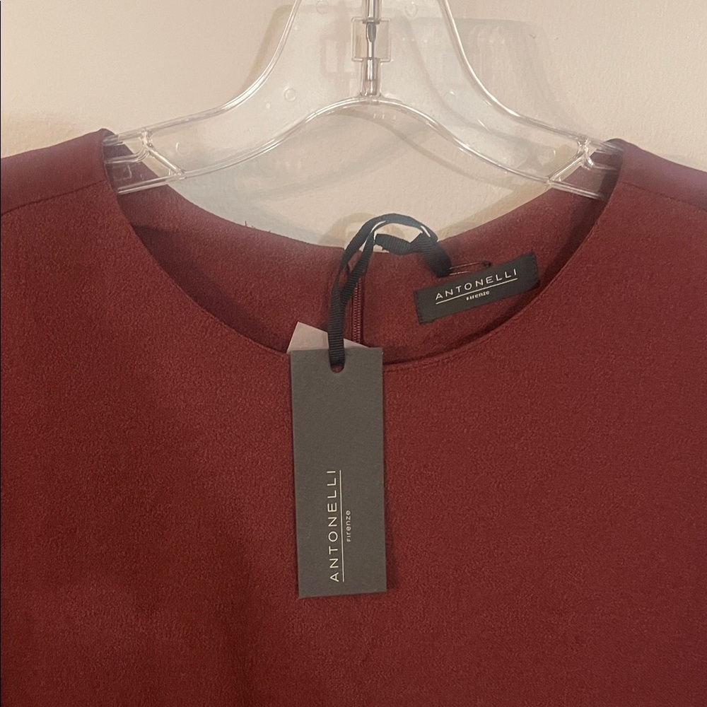 Women's Burgundy Midi Dress